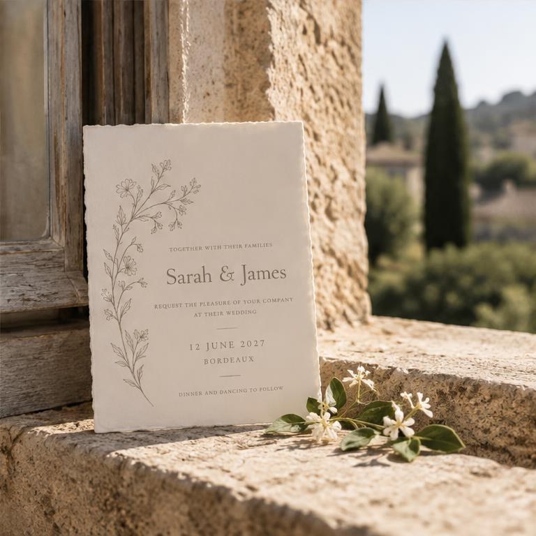 French Romance stationery