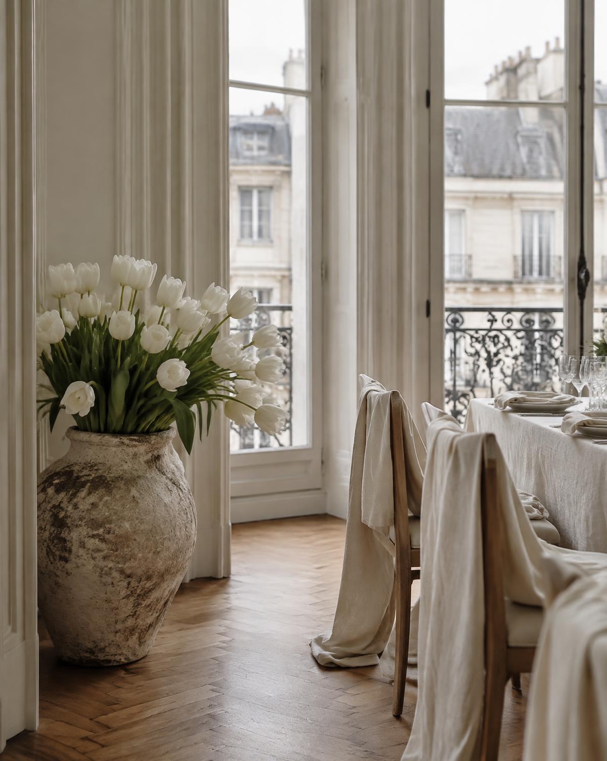 Le Salon Blanc — An intimate Haussmann apartment celebration